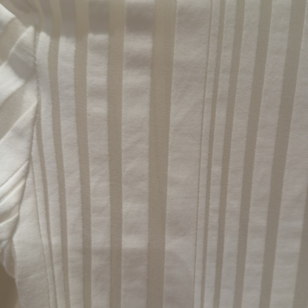 RAYURE French cuff Vintage Elegant White Blouse. Size F40. (S) Made in France. - Picture 8 of 8